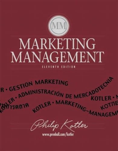 Marketing management Cover