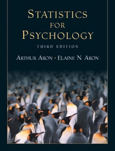 Statistics for Psychology (3rd Edition) Cover