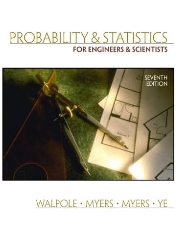Probability & statistics for engineers & scientists Cover