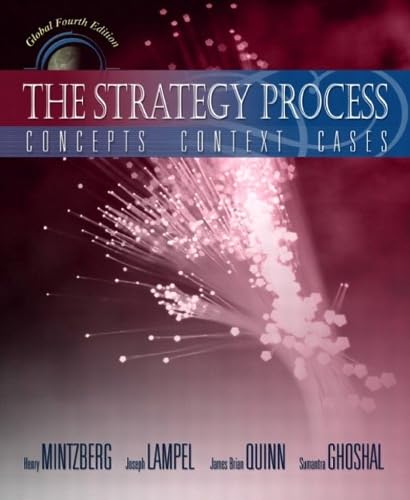 The strategy process Cover
