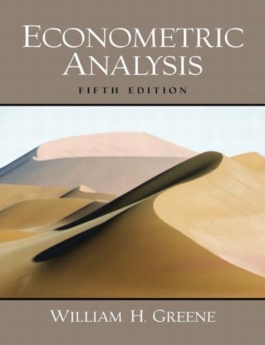 Econometric analysis Cover