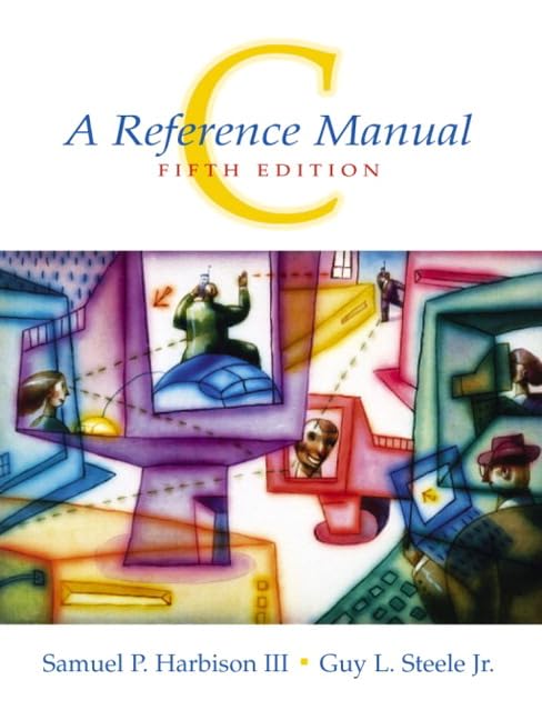 C, a reference manual Cover