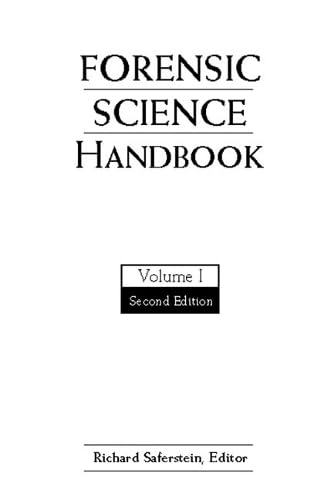 Forensic science handbook Cover