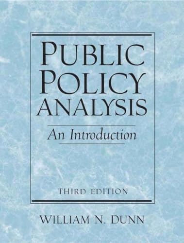 Public policy analysis Cover