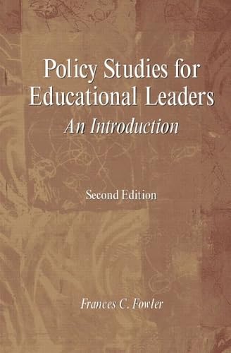 Policy studies for educational leaders Cover