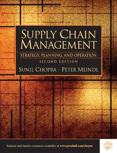Supply chain management Cover