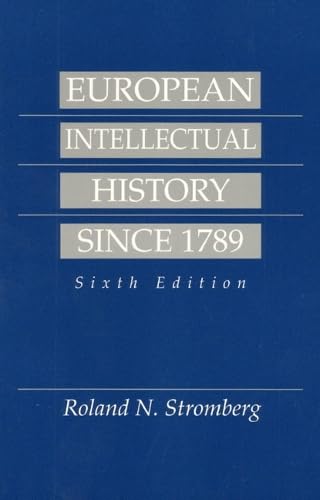 European intellectual history since 1789 Cover