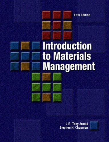 Introduction to Materials Management (5th Edition) Cover