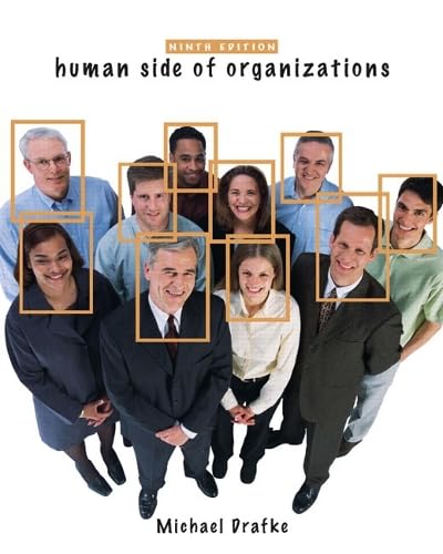 Human Side of Organizations, The (9th Edition) Cover