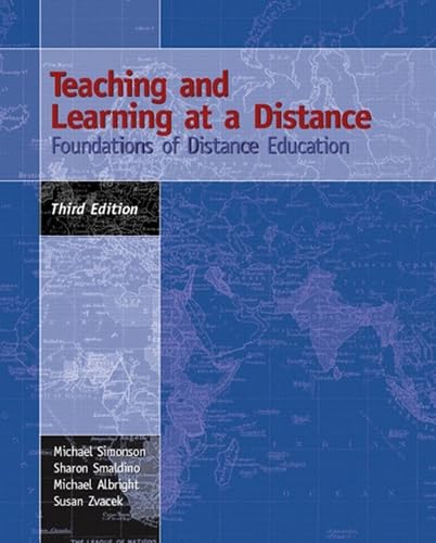 Teaching and learning at a distance Cover