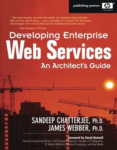Developing enterprise Web services Cover