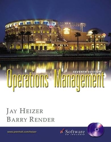 Operations Management and Student CD-ROM, Seventh Edition Cover
