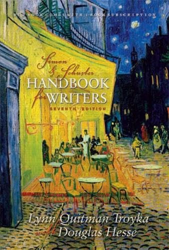 Simon & Schuster handbook for writers Cover