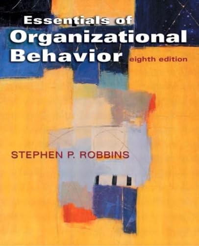 Essentials of Organizational Behavior (8th Edition) Cover