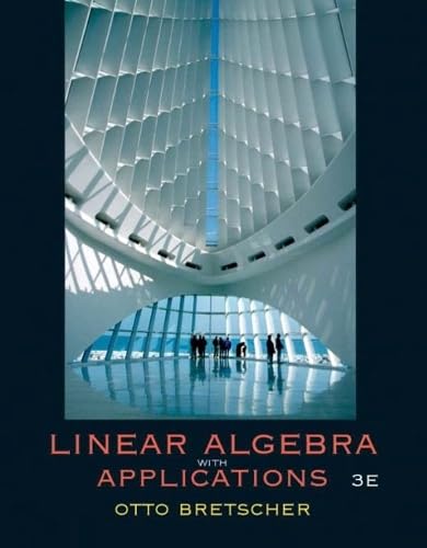 Linear algebra with applications Cover
