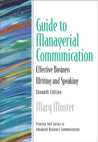 Guide to managerial communication Cover
