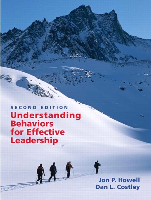 Understanding Behaviors for Effective Leadership (2nd Edition) Cover