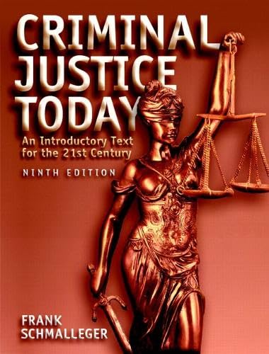 Criminal justice today Cover