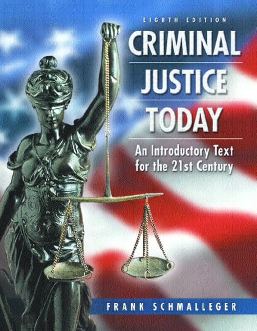 Criminal Justice Today Cover