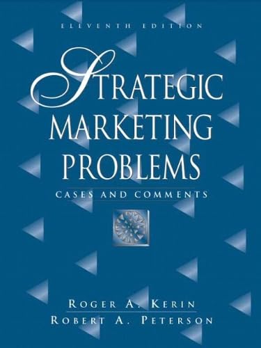 Strategic Marketing Problems Cover