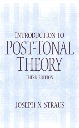 Introduction to post-tonal theory Cover