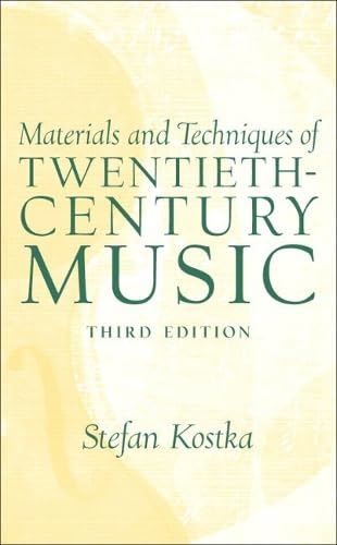 Materials and techniques of twentieth-century music Cover