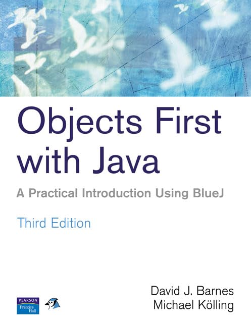 Objects First With Java Cover