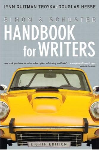Simon & Schuster handbook for writers Cover