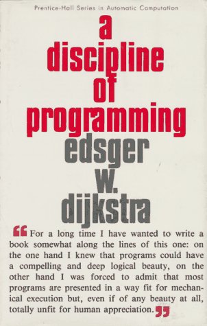 A discipline of programming Cover