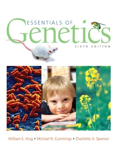 Essentials of genetics Cover