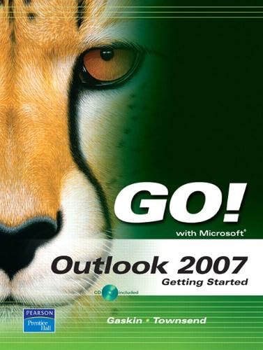 Go! Getting started with Outlook 7.0 Cover