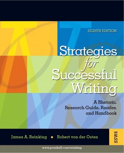 Strategies for successful writing Cover