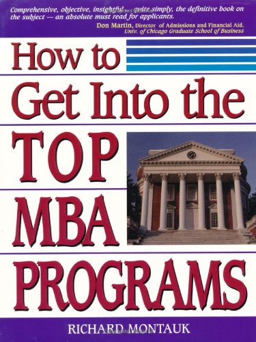 How to get into the top MBA programs Cover