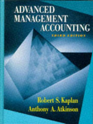 Advanced management accounting Cover