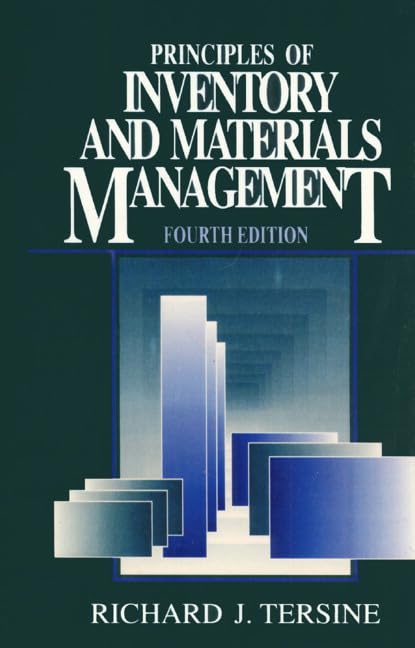 Principles of inventory and materials management Cover