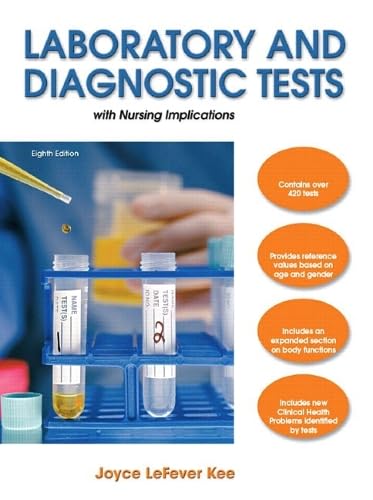 Laboratory and diagnostic tests with nursing implications Cover