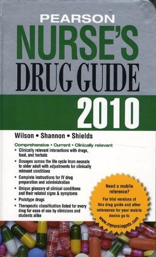 Pearson Nurse's Drug Guide 2010 Cover