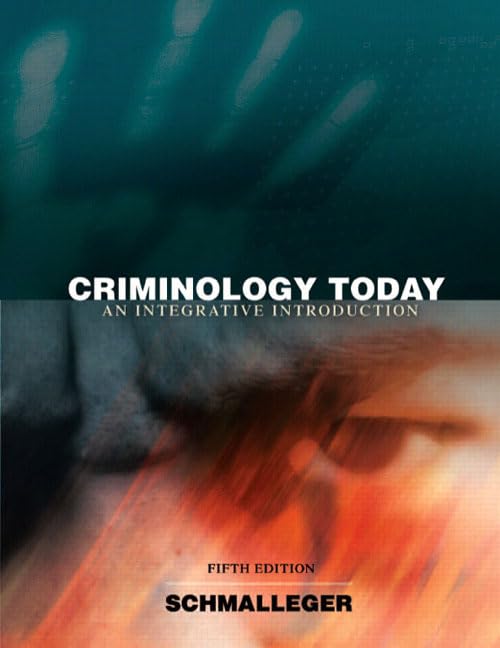 Criminology Today Cover