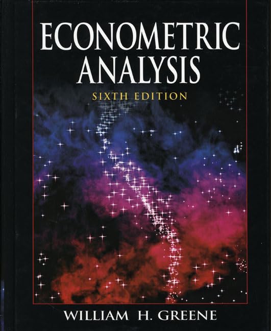 Econometric Analysis Cover