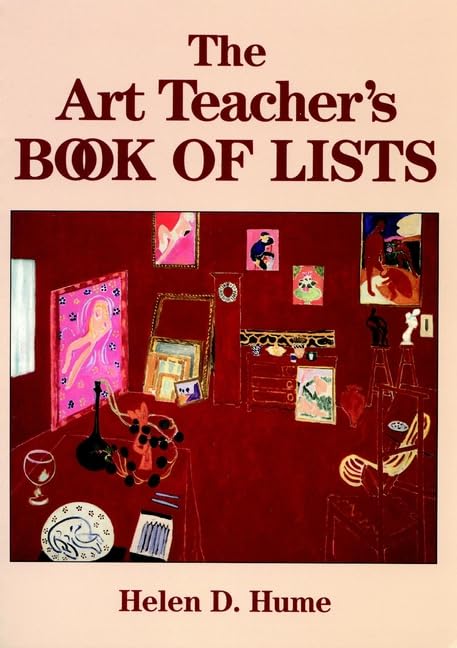 The art teacher's book of lists Cover
