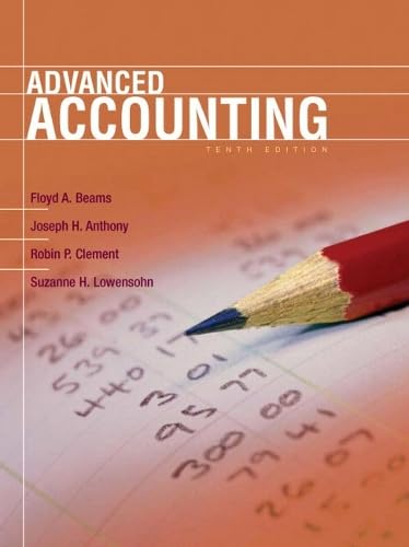 Advanced Accounting (10th Edition) Cover