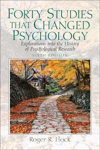 Forty Studies that Changed Psychology Cover
