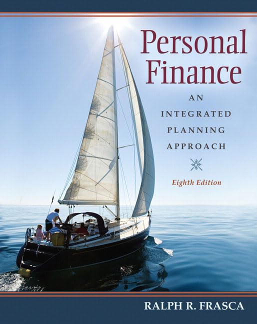 Personal Finance: An Integrated Planning Approach (8th Edition) Cover