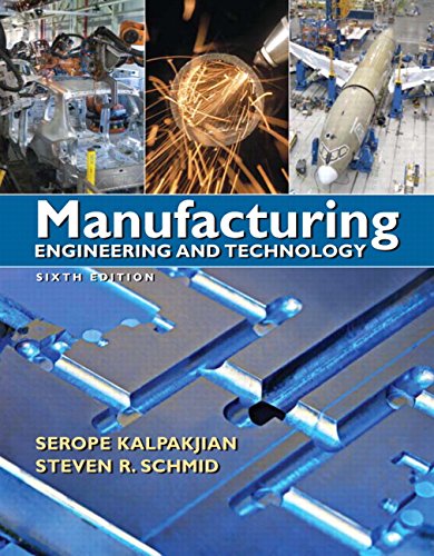 Manufacturing engineering and technology Cover