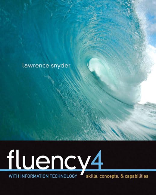 Fluency with information technology Cover