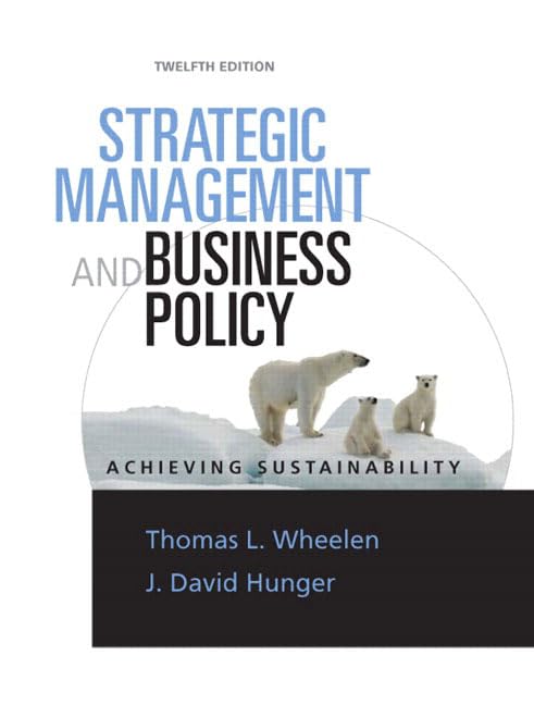 Strategic management and business policy Cover