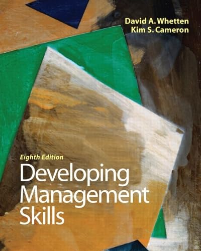 Developing management skills Cover