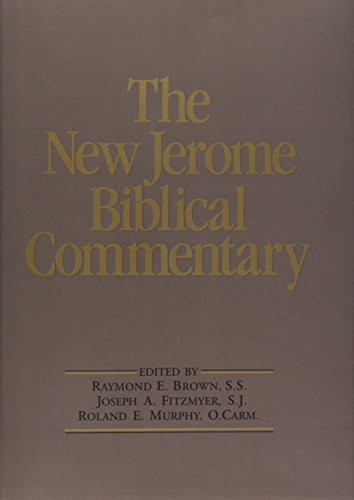 The New Jerome biblical commentary Cover