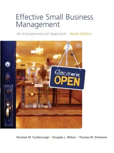 Effective Small Business Management (9th Edition) Cover