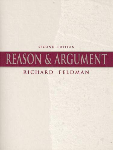 Reason and argument Cover
